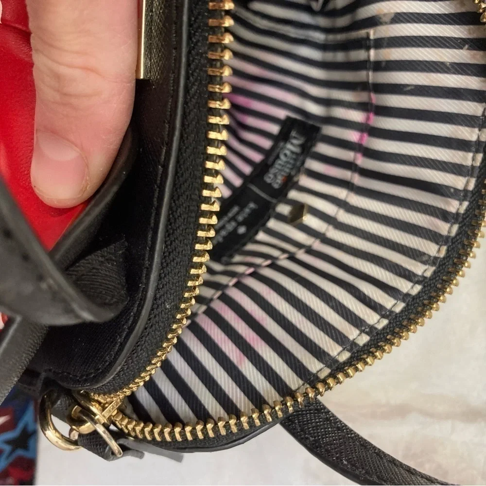 Kate spade x disney black mini bag Minnie Mouse